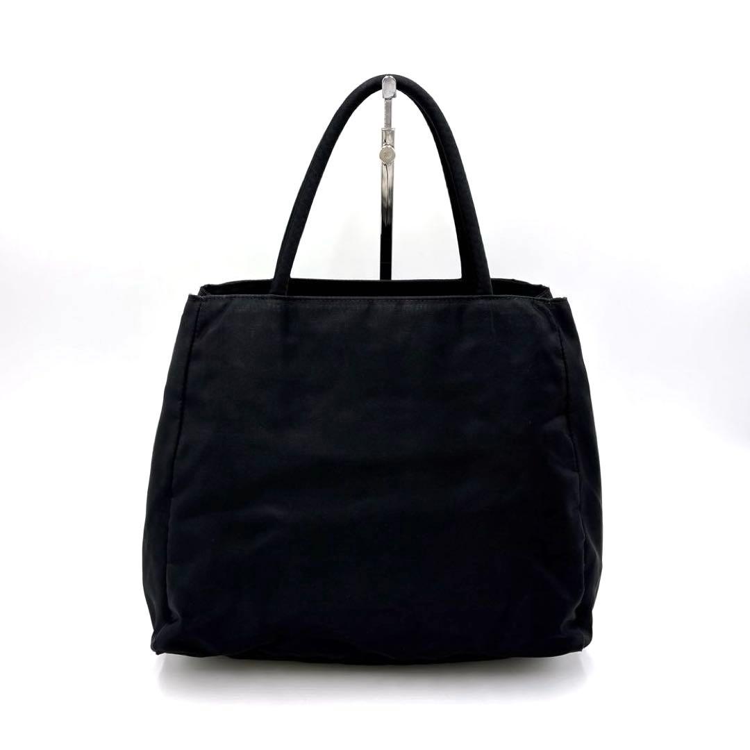 PRADA プラダ トートバッグ ハンドバッグ 三角ロゴ ナイロン ブラック