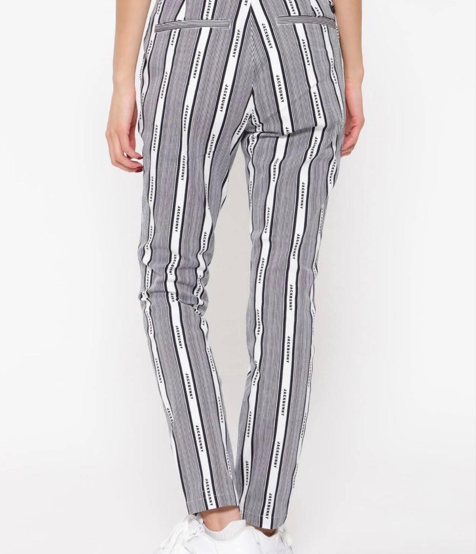 【新品】ジャックバニー2WAYストレッチプリントパンツ　ホワイト（ストライプ）