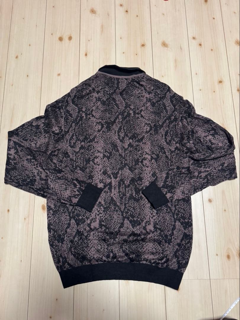 トップス WACKO MARIA 22FW PYTHON KINT POLO SHIRT
