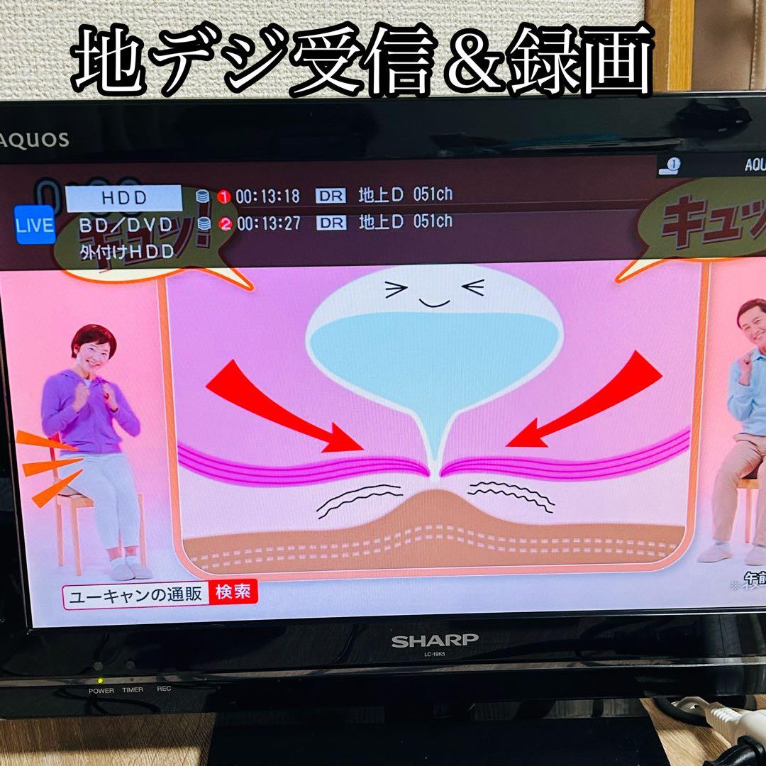 シャープBD-NW520 2番組同時録画　純正リモコン　付属品セット　メンテ済み