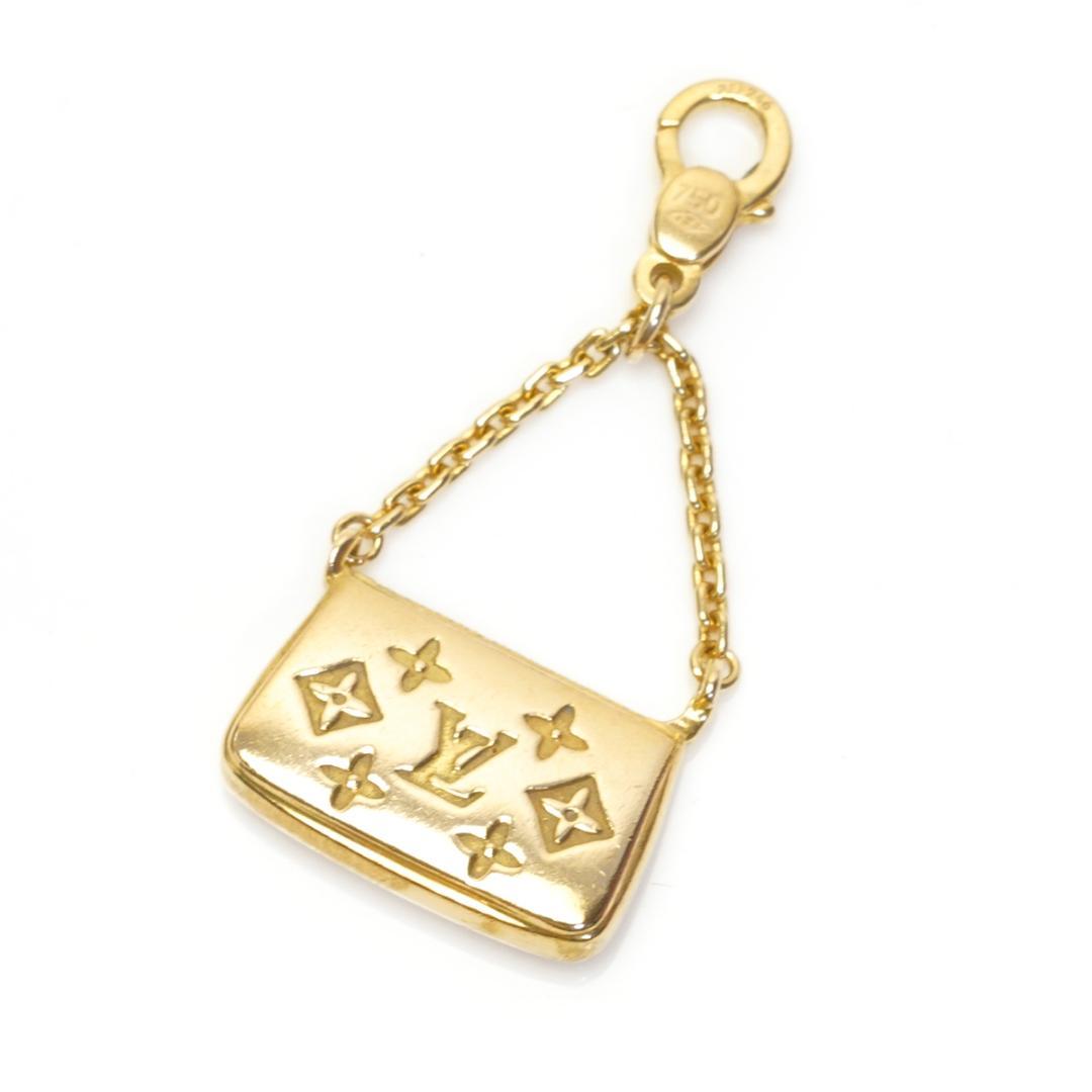 ルイヴィトン K18 チャームドゥモノグラム ポシェット アクセソワール