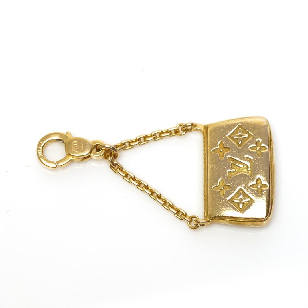 ルイヴィトン K18 チャームドゥモノグラム ポシェット アクセソワール