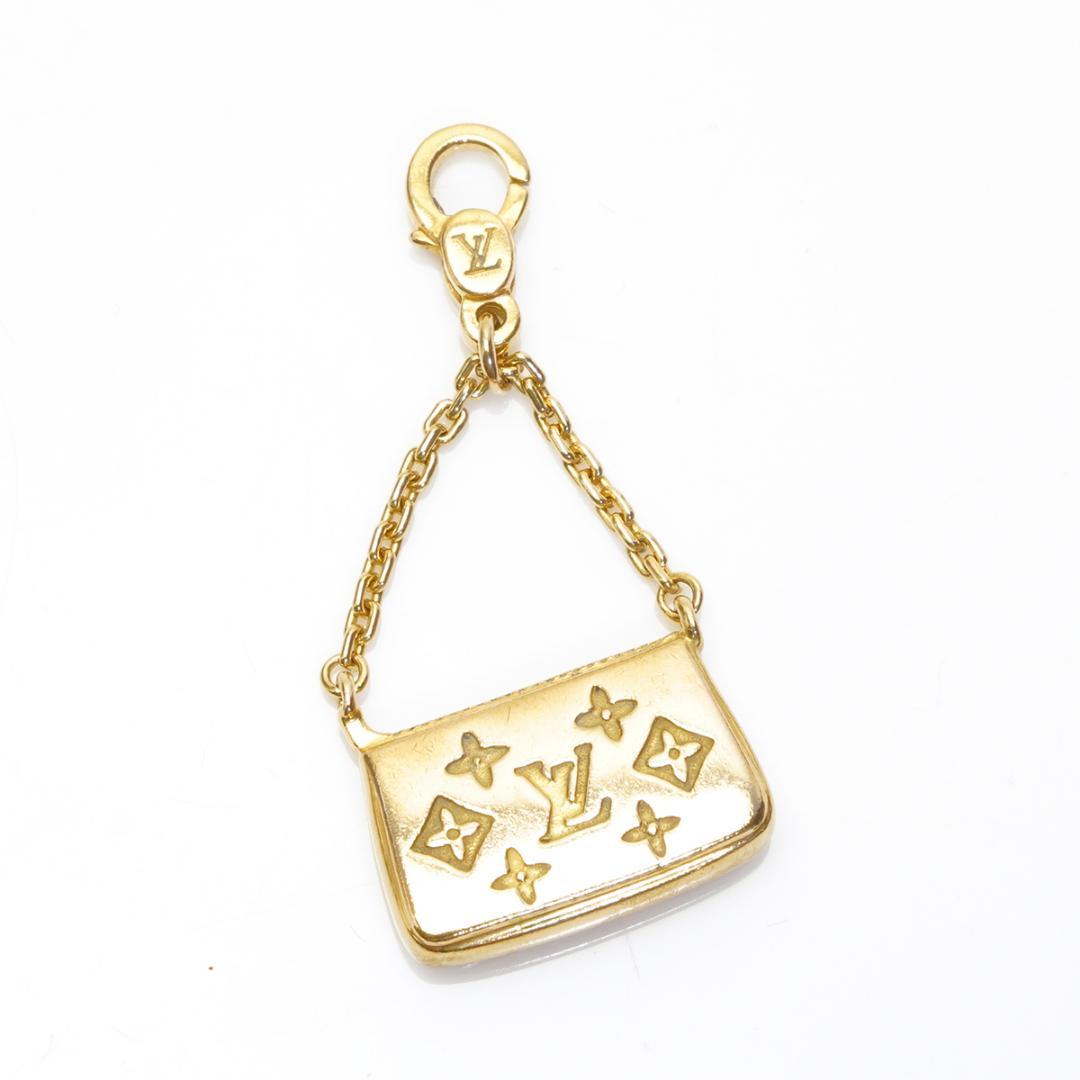 ルイヴィトン K18 チャームドゥモノグラム ポシェット アクセソワール