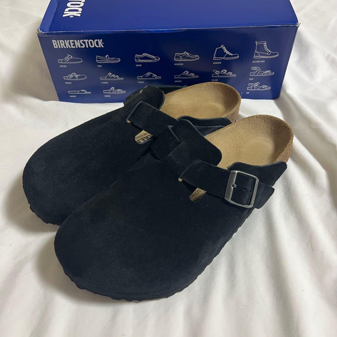 BIRKENSTOCK Boston スエードレザー black 41