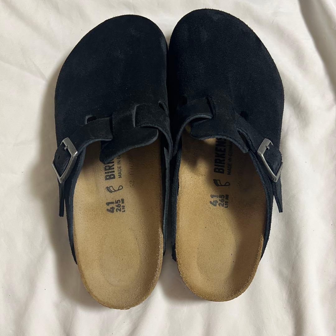 BIRKENSTOCK Boston スエードレザー black 41
