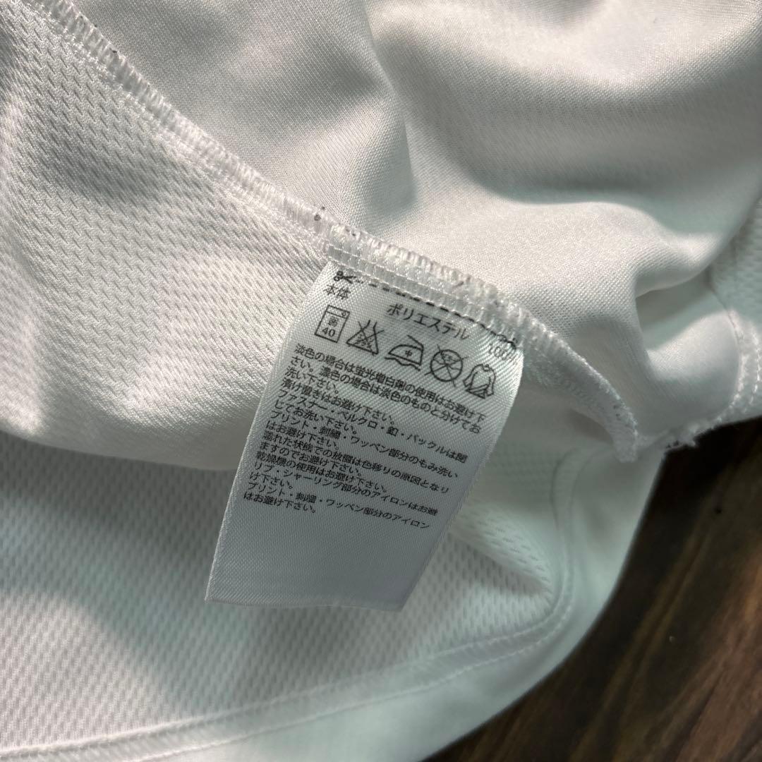 8BS1 adidas ロゴプリント長袖Tシャツ　トレーニングウェア古着