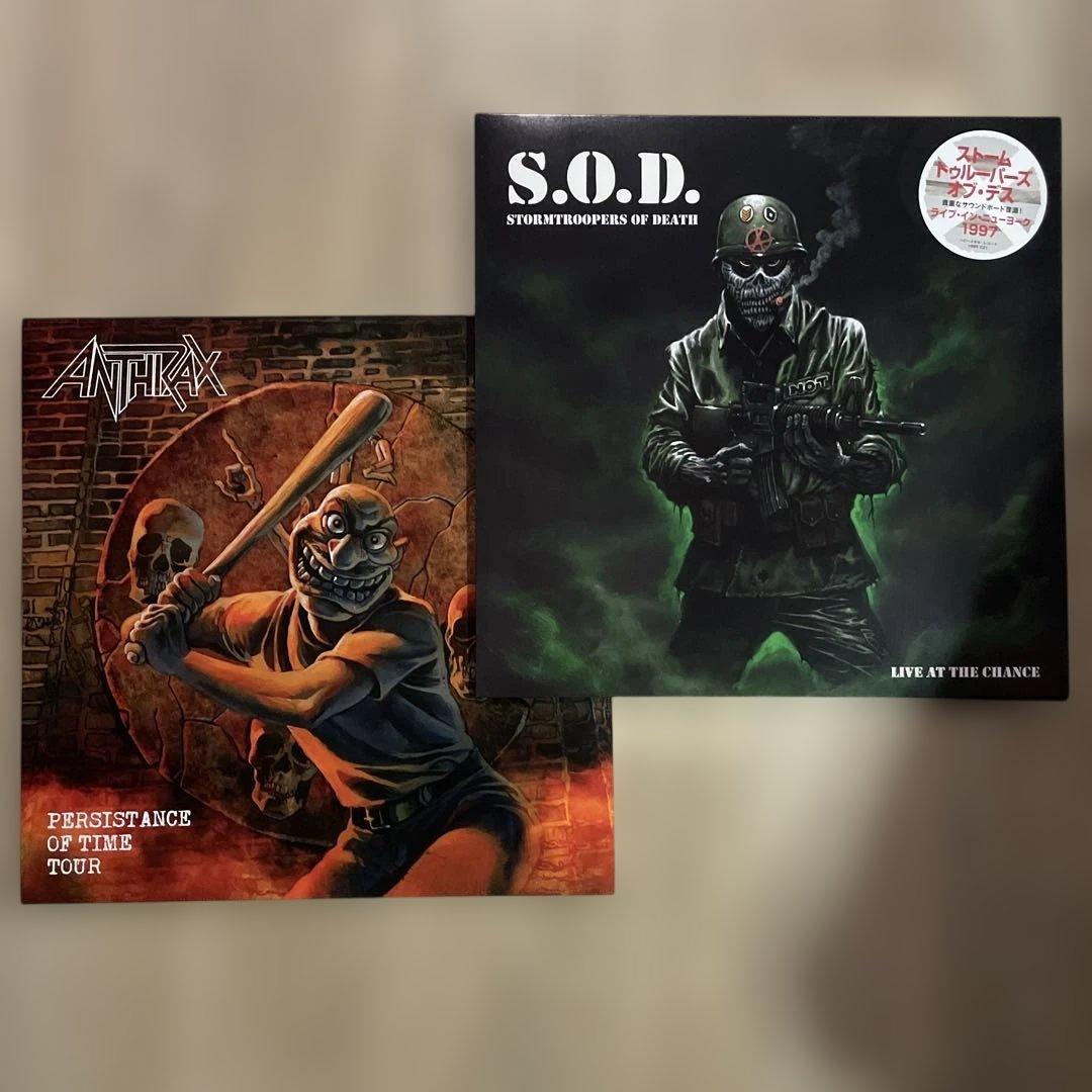 洋楽 S.O.D ANTHRAX bundle