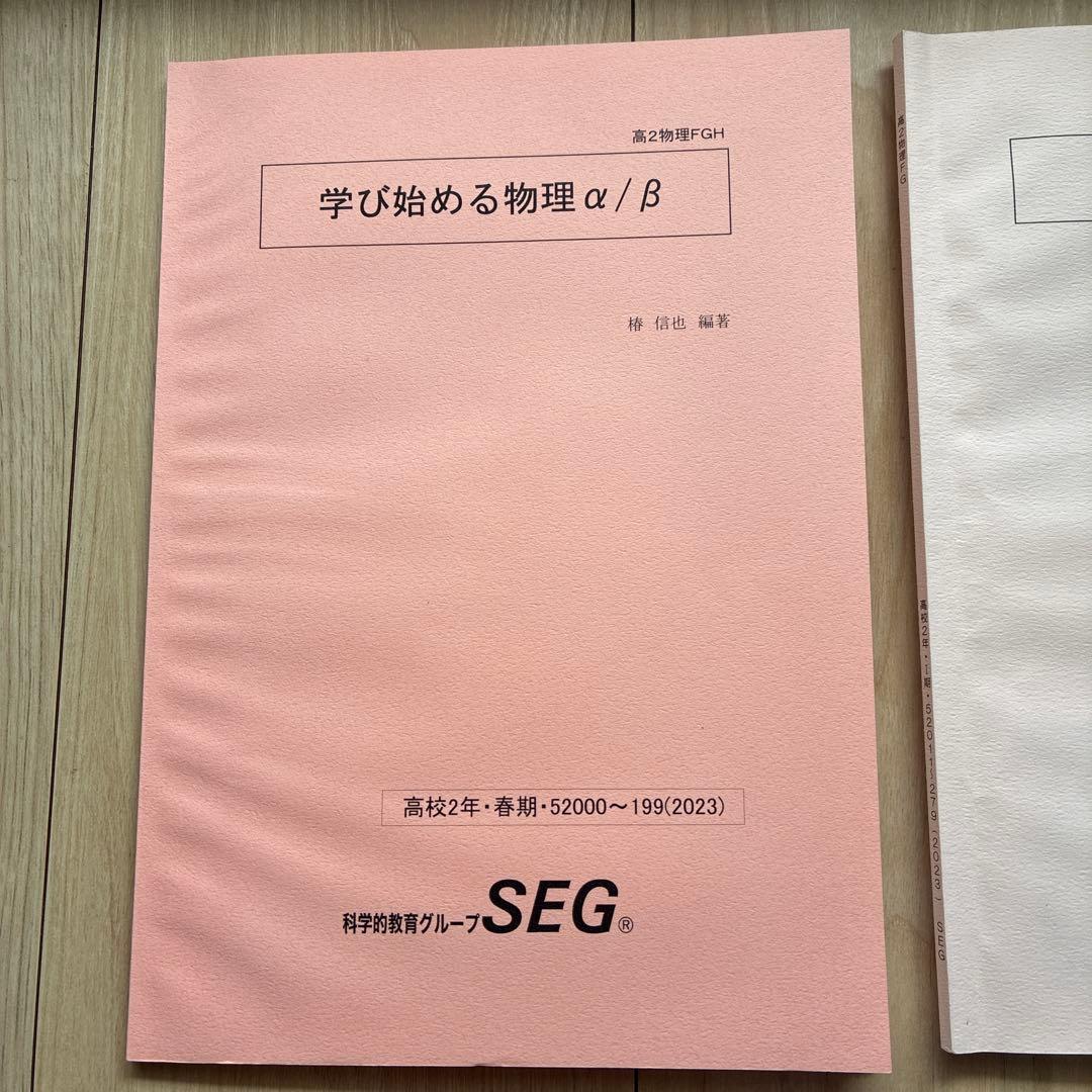 SEG【大学受験】物理 高2春季講習〜高3春期講習 テキスト・練習問題解答