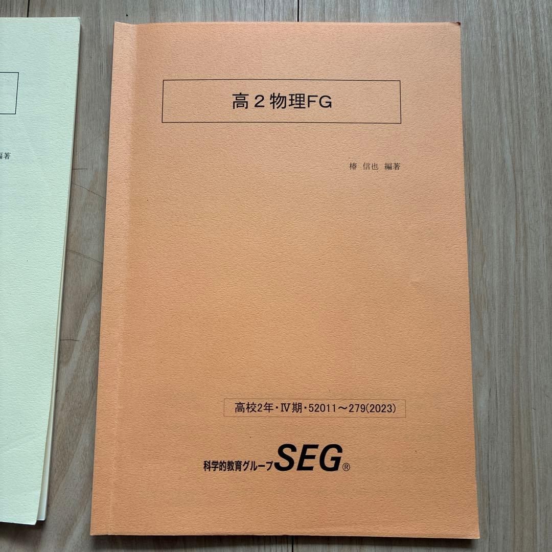 SEG【大学受験】物理 高2春季講習〜高3春期講習 テキスト・練習問題解答