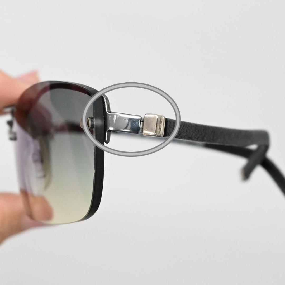 ■ クロムハーツ リムレスサングラス シルバー925×チタン 47685★年