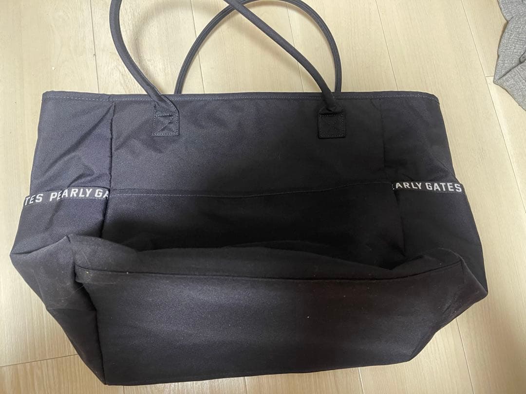 PEARLY GATES 黒 ナイロンバッグ　大容量