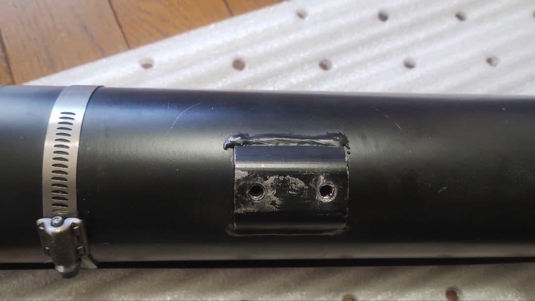 07FLSTF1580より取り外し スクリーミンイーグルスリップオンサイレンサー