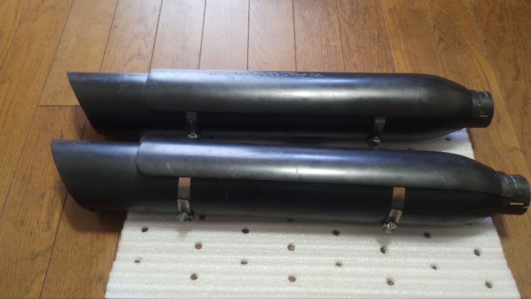 07FLSTF1580より取り外し スクリーミンイーグルスリップオンサイレンサー