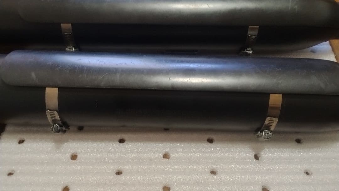 07FLSTF1580より取り外し スクリーミンイーグルスリップオンサイレンサー