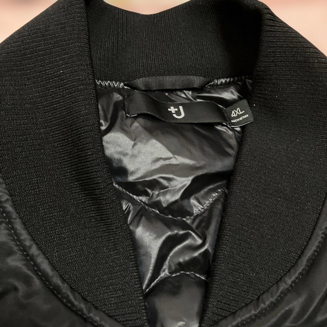 ユニクロ +J ハイブリッドダウンジャケット　MA-1ブルゾン 4XL