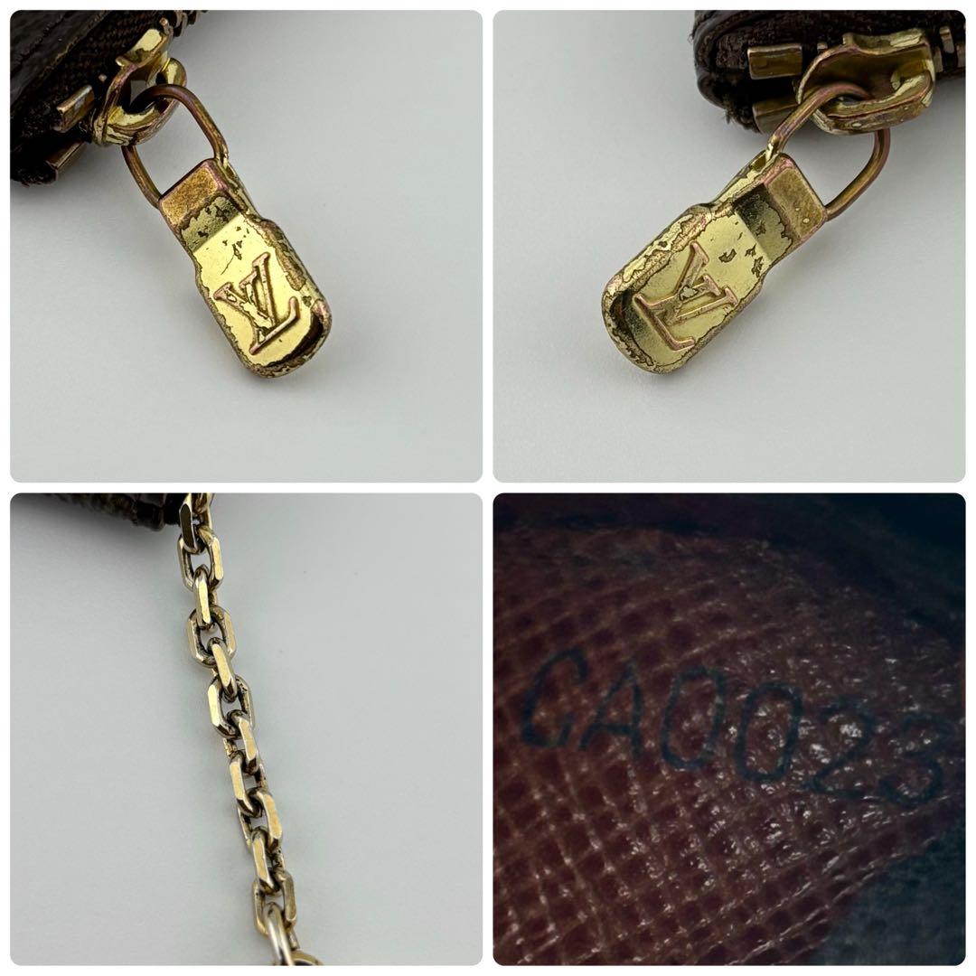 【美品】ルイヴィトン　ポシェットクレ　モノグラム　ケース