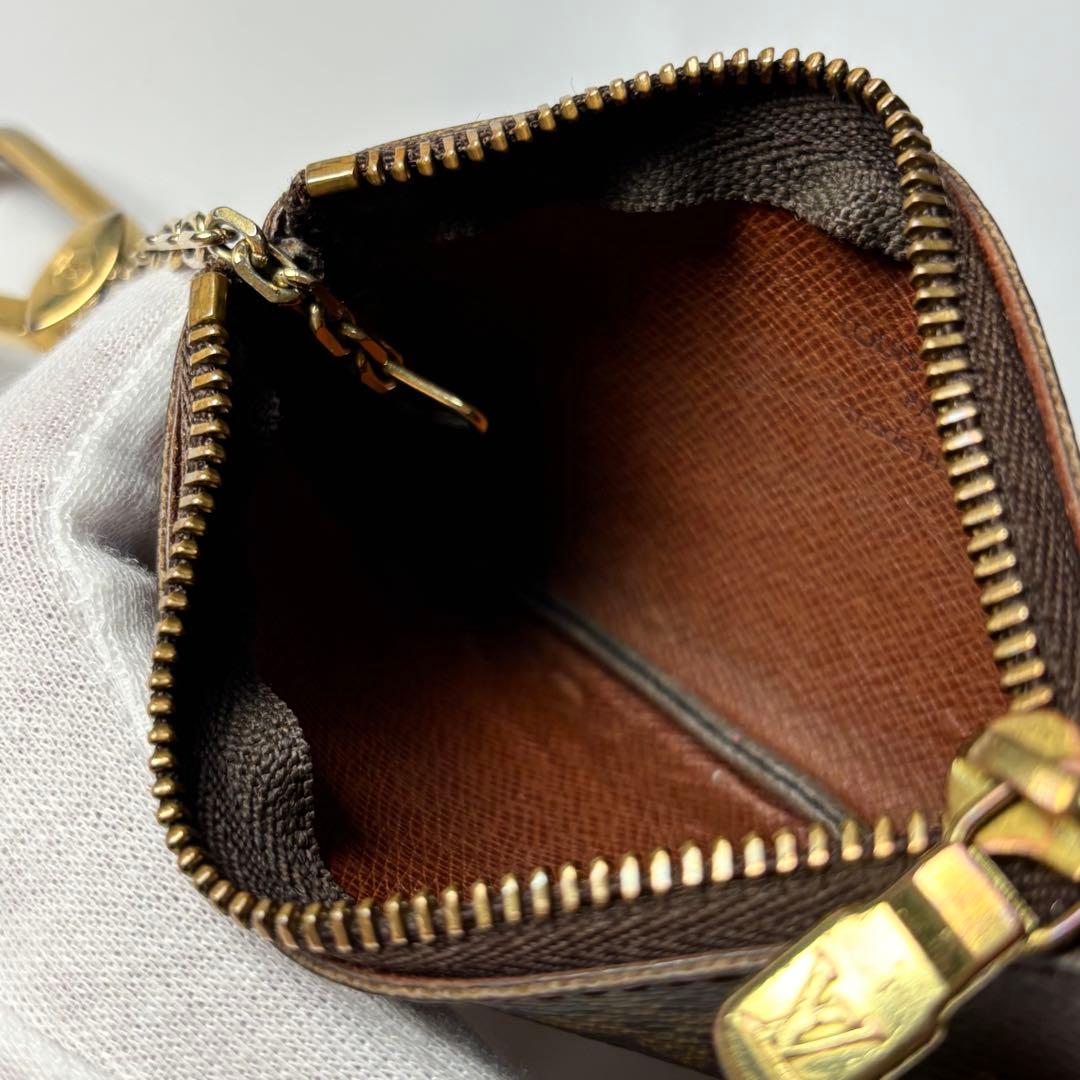 【美品】ルイヴィトン　ポシェットクレ　モノグラム　ケース