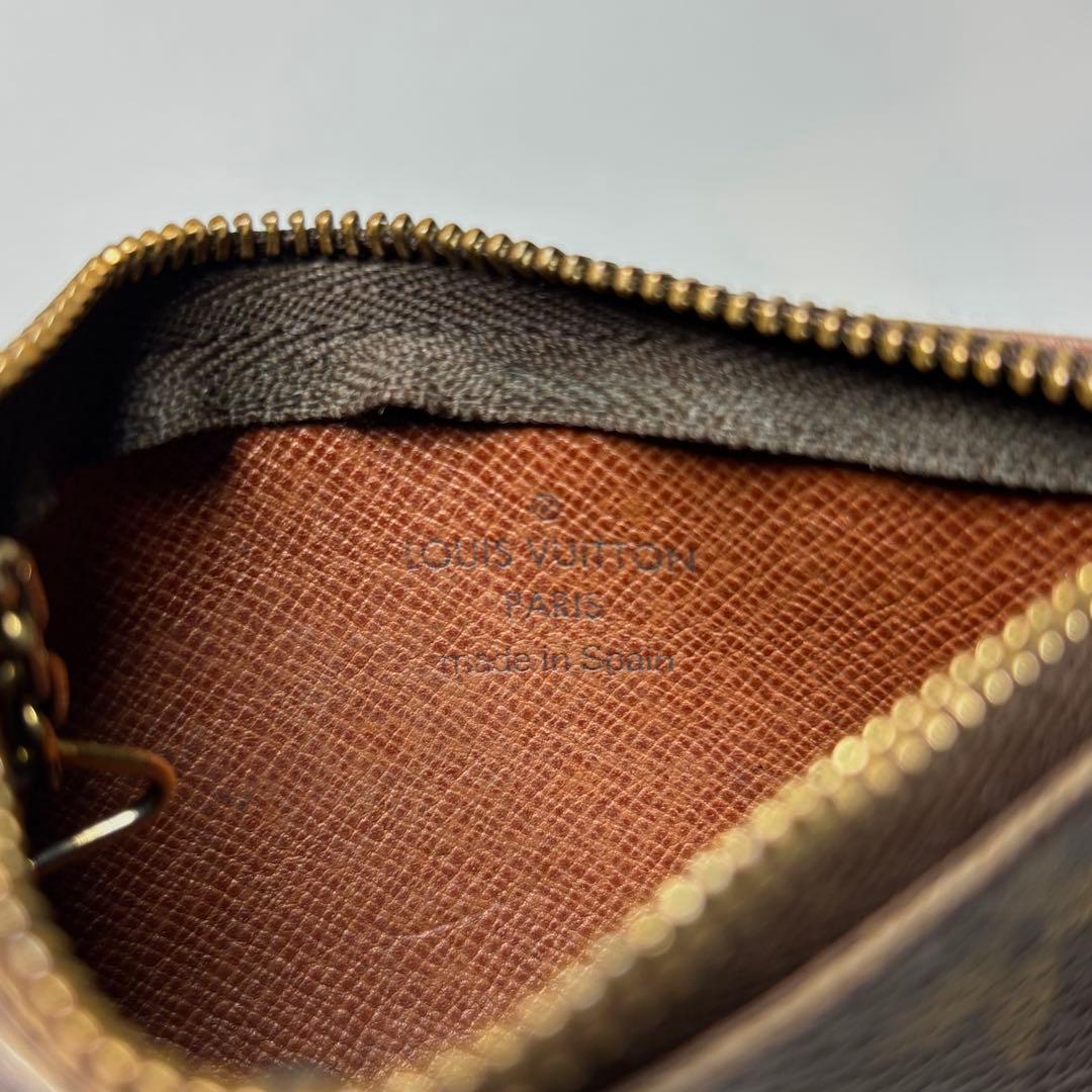 【美品】ルイヴィトン　ポシェットクレ　モノグラム　ケース