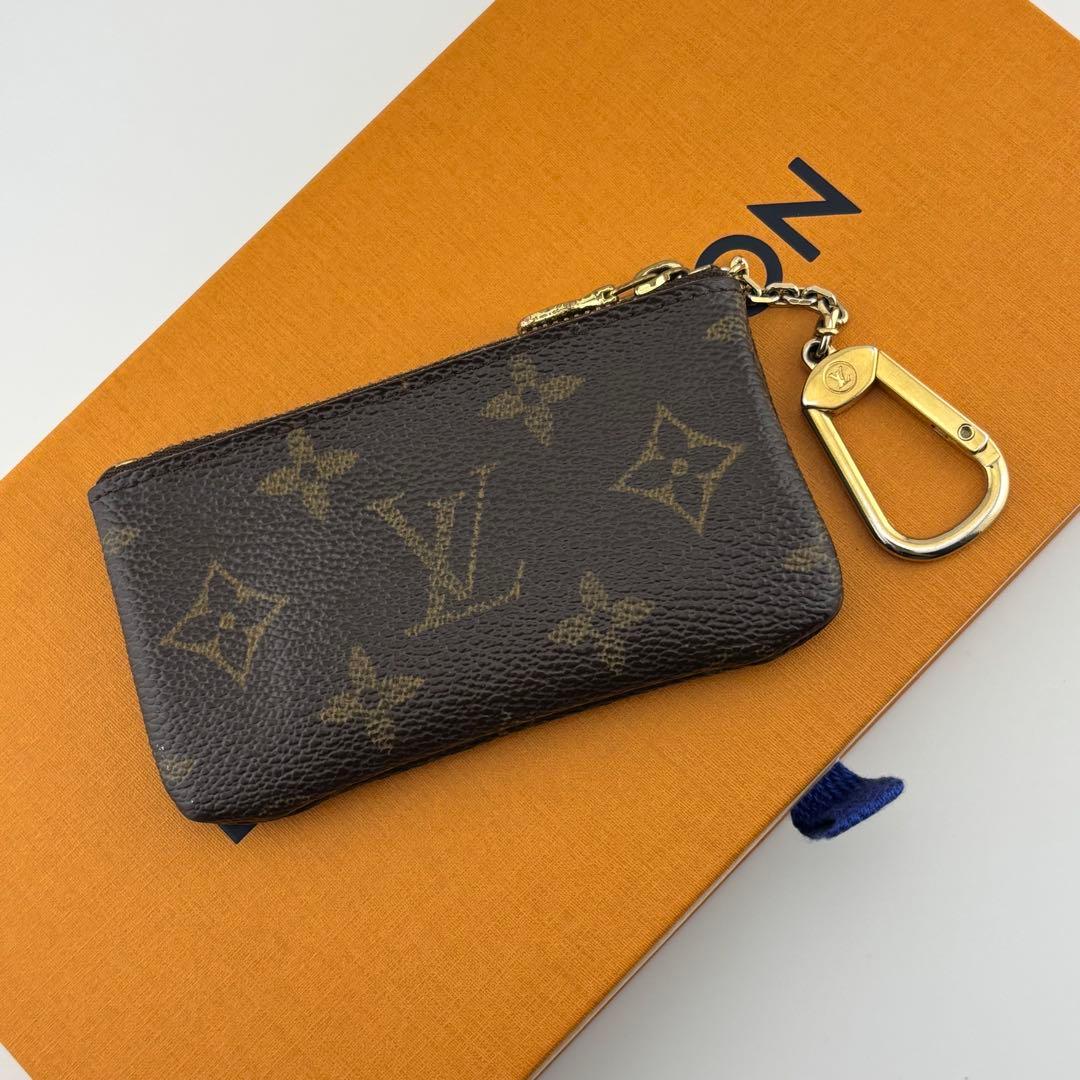 【美品】ルイヴィトン　ポシェットクレ　モノグラム　ケース