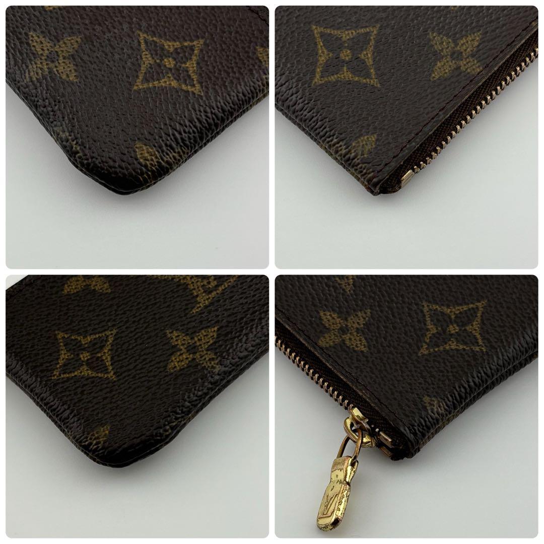 【美品】ルイヴィトン　ポシェットクレ　モノグラム　ケース