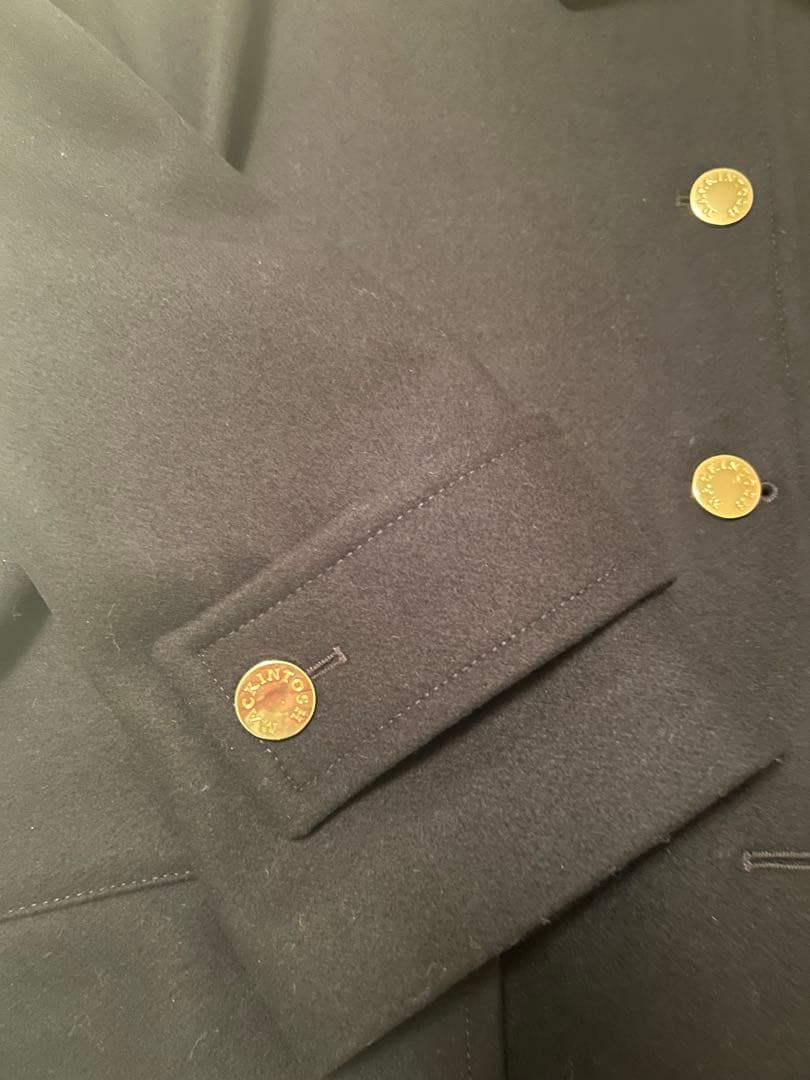 《サイズ8》マッキントッシュ　ハンビー　レオパード　ゴールドボタン