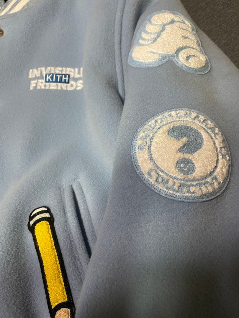 KITH スタジャン　ジャケット　インビシブルフレンズ　ronnie fieg