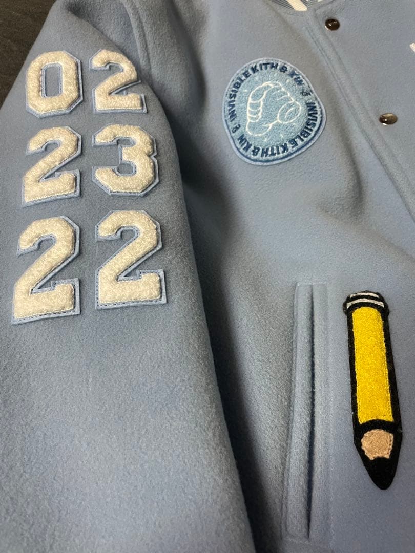 KITH スタジャン　ジャケット　インビシブルフレンズ　ronnie fieg