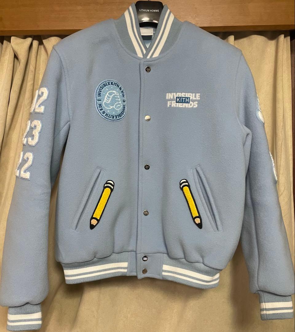 KITH スタジャン　ジャケット　インビシブルフレンズ　ronnie fieg