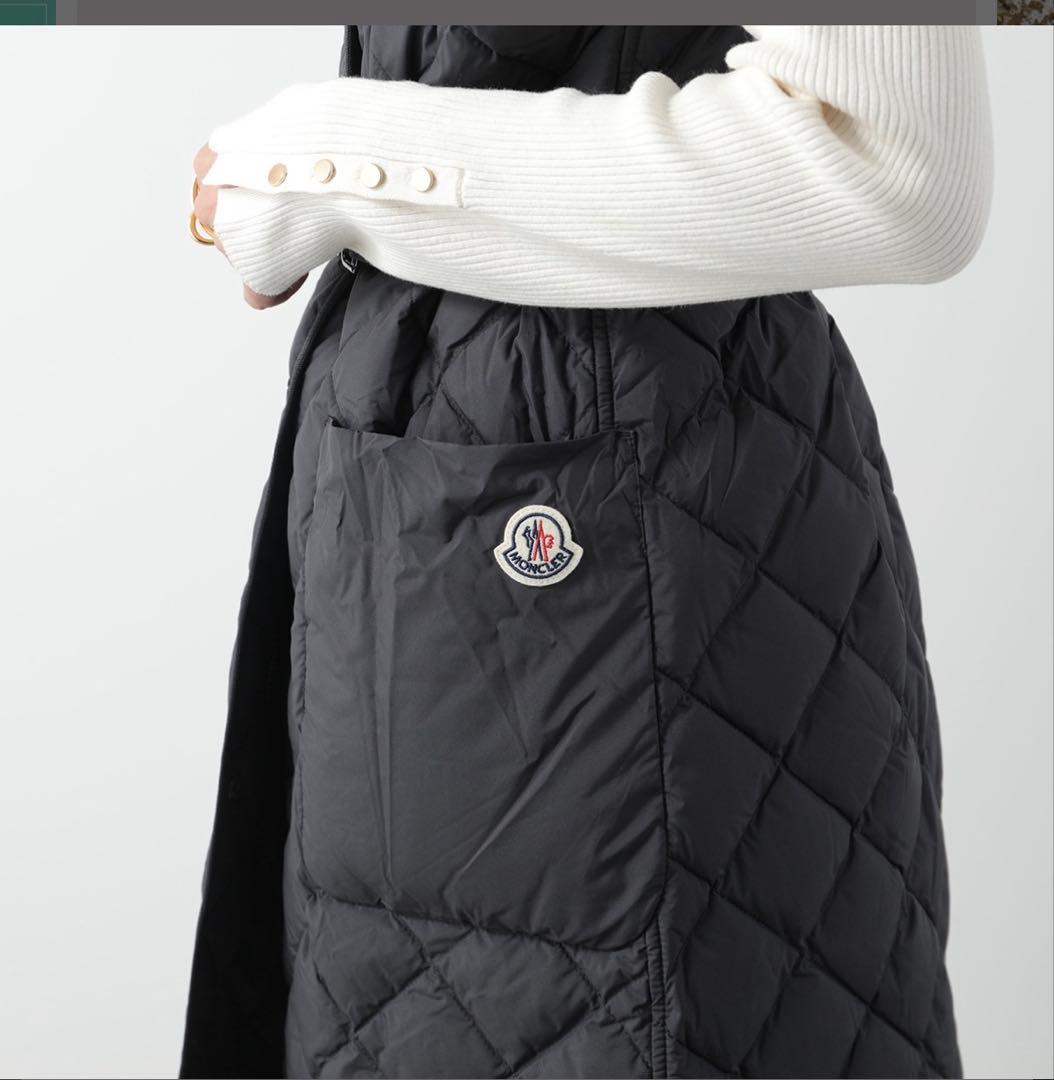 美品❣️モンクレールダウン　ベスト　ジレ　サイズ1 黒色