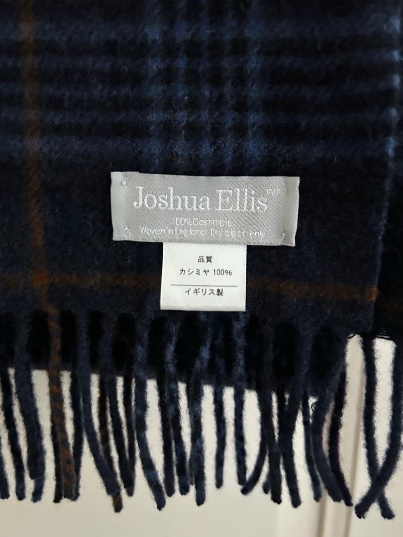 Joshua Ellis カシミアマフラー　イギリス製