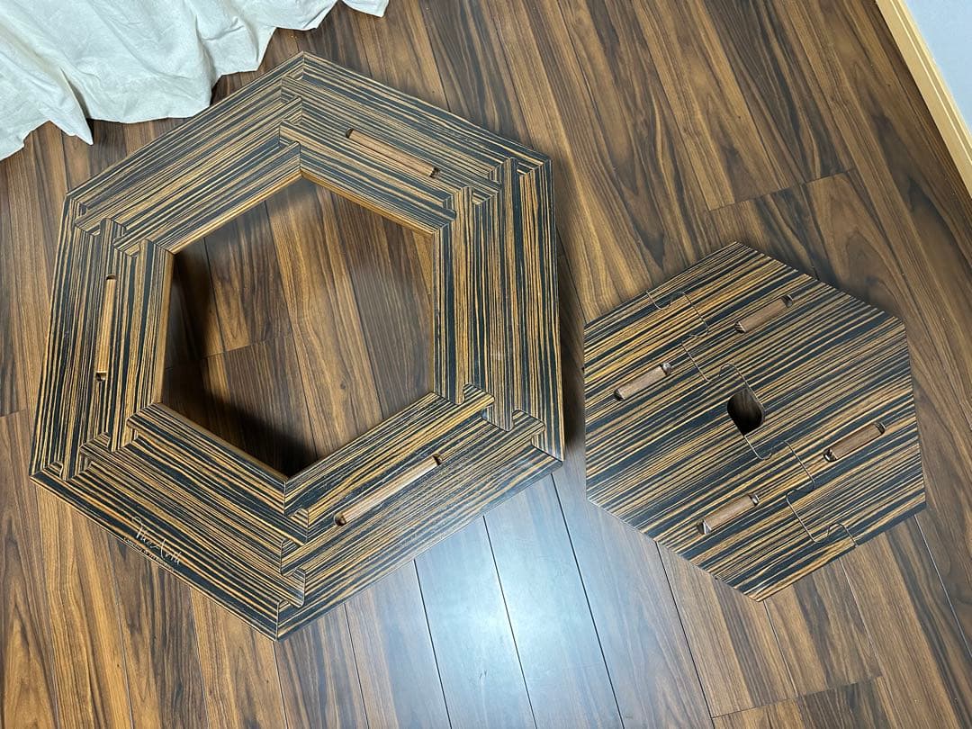 TheArth 黒しま次郎　黒しま美 セット売り ヘキサテーブル