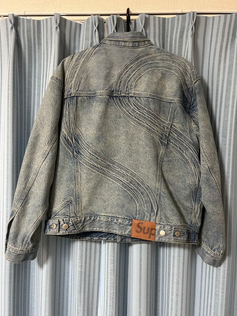 ジャケット・アウター Supreme S Logo Denim Trucker Jacket M