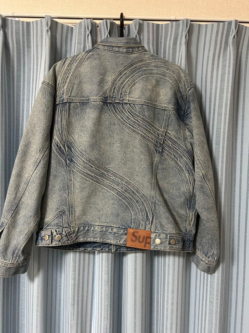 ジャケット・アウター Supreme S Logo Denim Trucker Jacket M