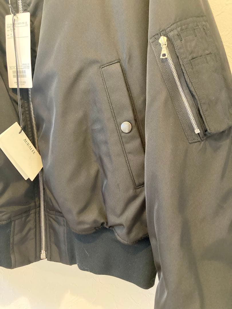 オーラリーHIGHDENSITY SILKTWILLFLIGHT BLOUSON