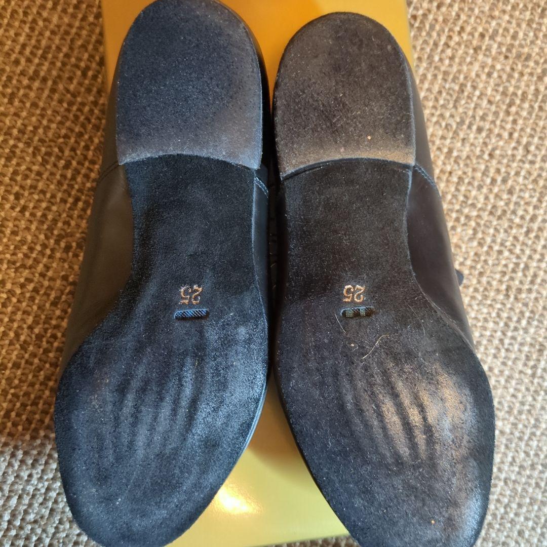 Chacott 社交ダンスシューズ 男性用ブラック 25.0cm