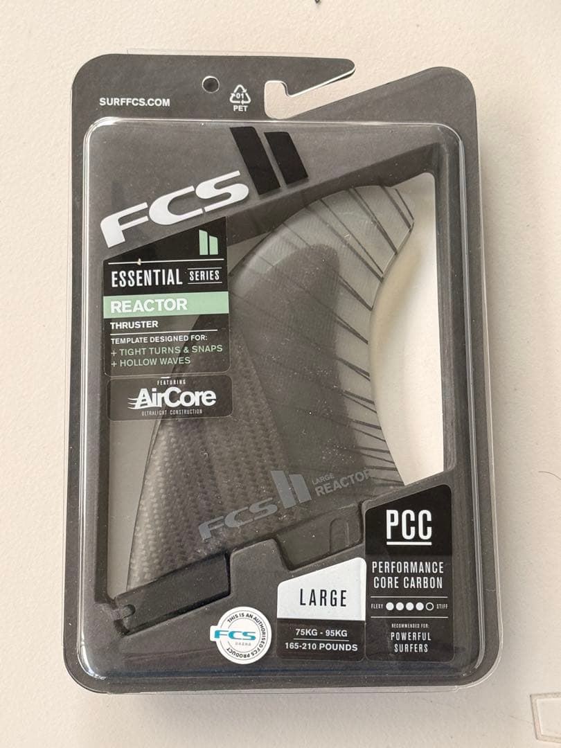 サーフィン・ボディボード FCS Essential Series Reactor Thruster L