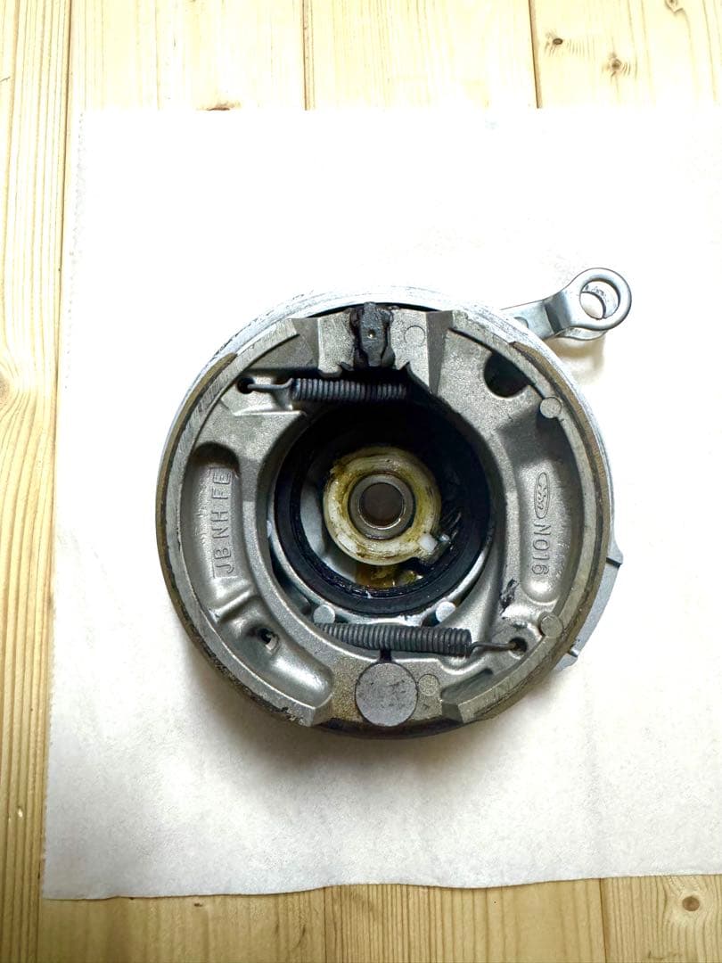 カブ110 プロ JA07 フロントホイール　ブレーキパネル付き　美品