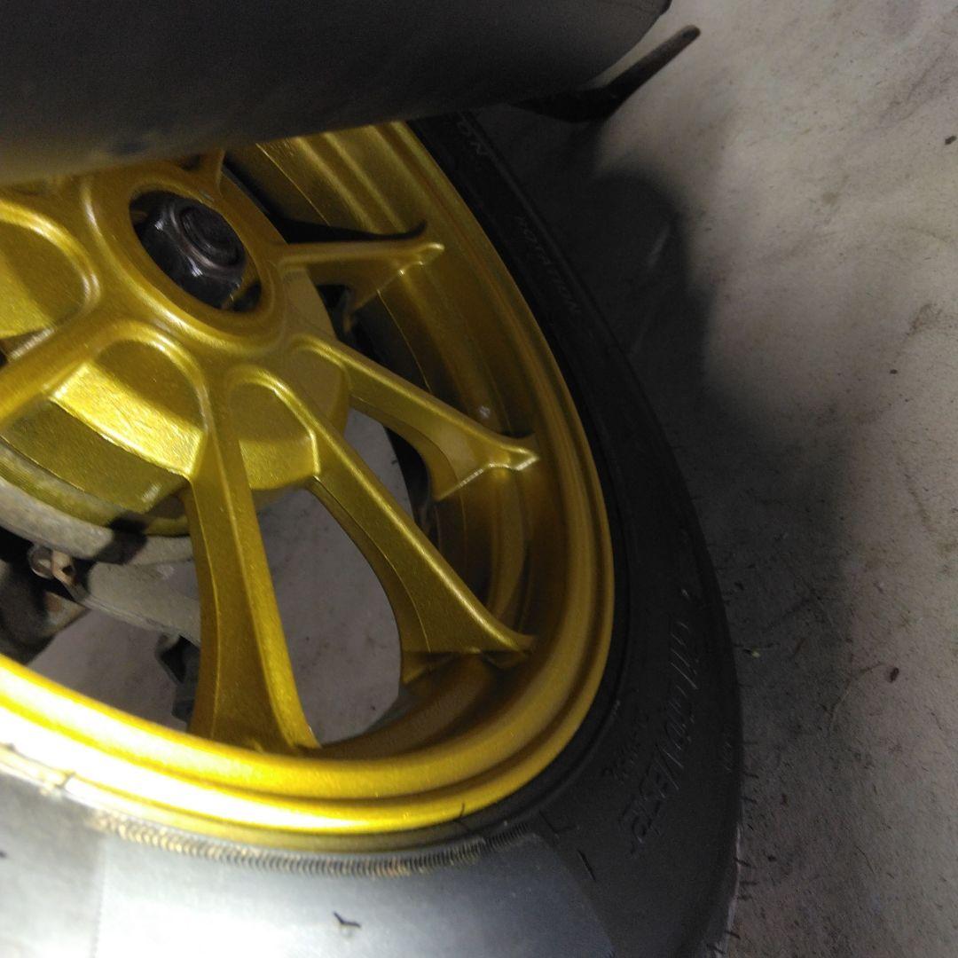 ②リア　10インチホイール　タイヤ　　ホンダライブディオZX