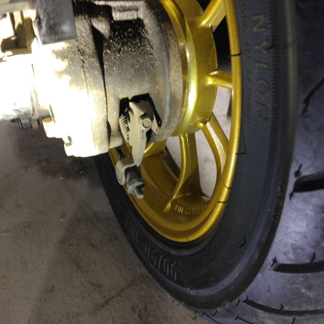 ②リア　10インチホイール　タイヤ　　ホンダライブディオZX