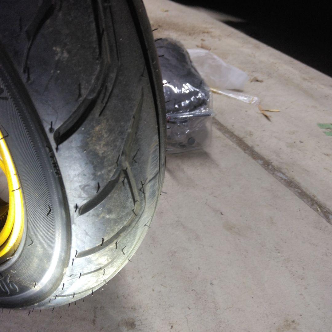 ②リア　10インチホイール　タイヤ　　ホンダライブディオZX