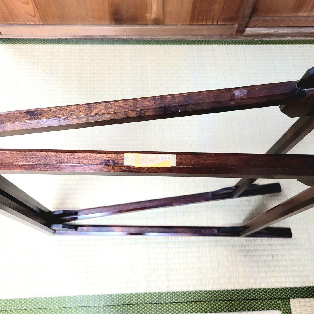 松本民芸家具 ミズメザクラ V型 2枚折れ 着物掛け