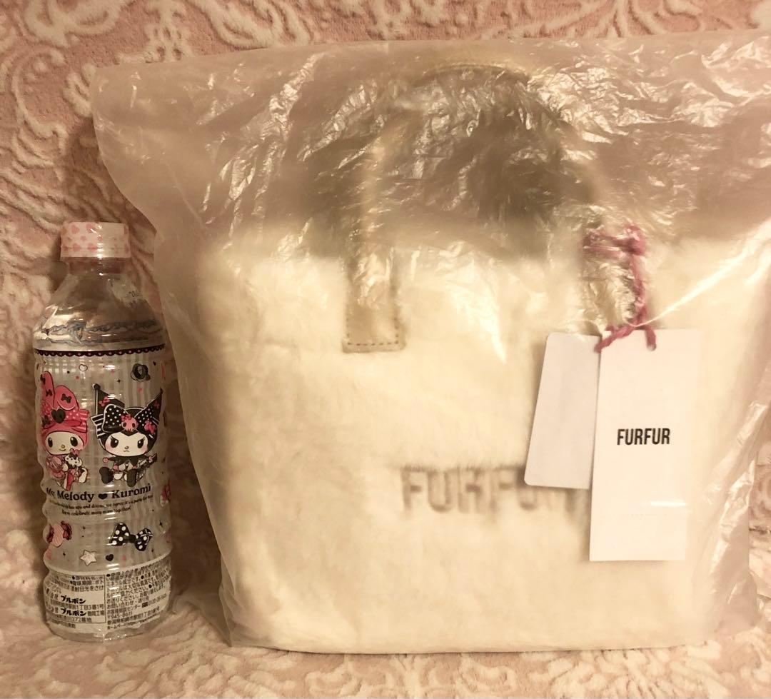 FURFUR ファーショルダーバッグ アイボリー