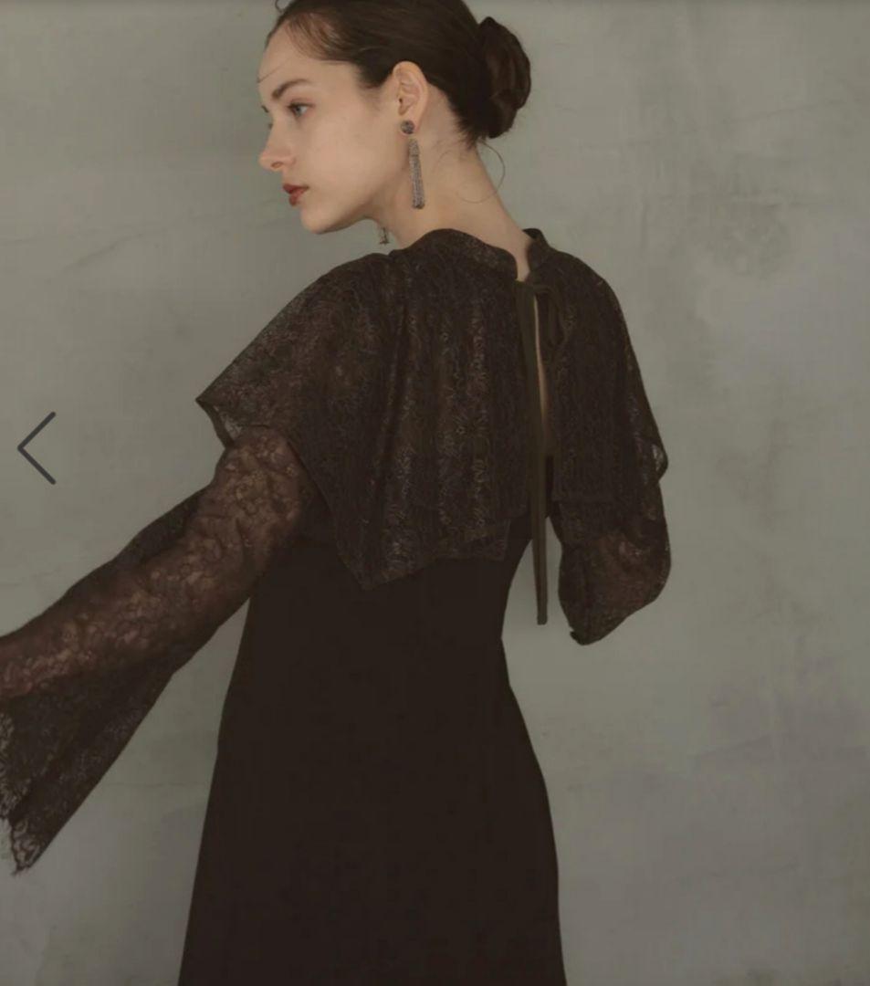 ANDRESD/niana ケープドレス 結婚式 ロングワンピース オケージョン