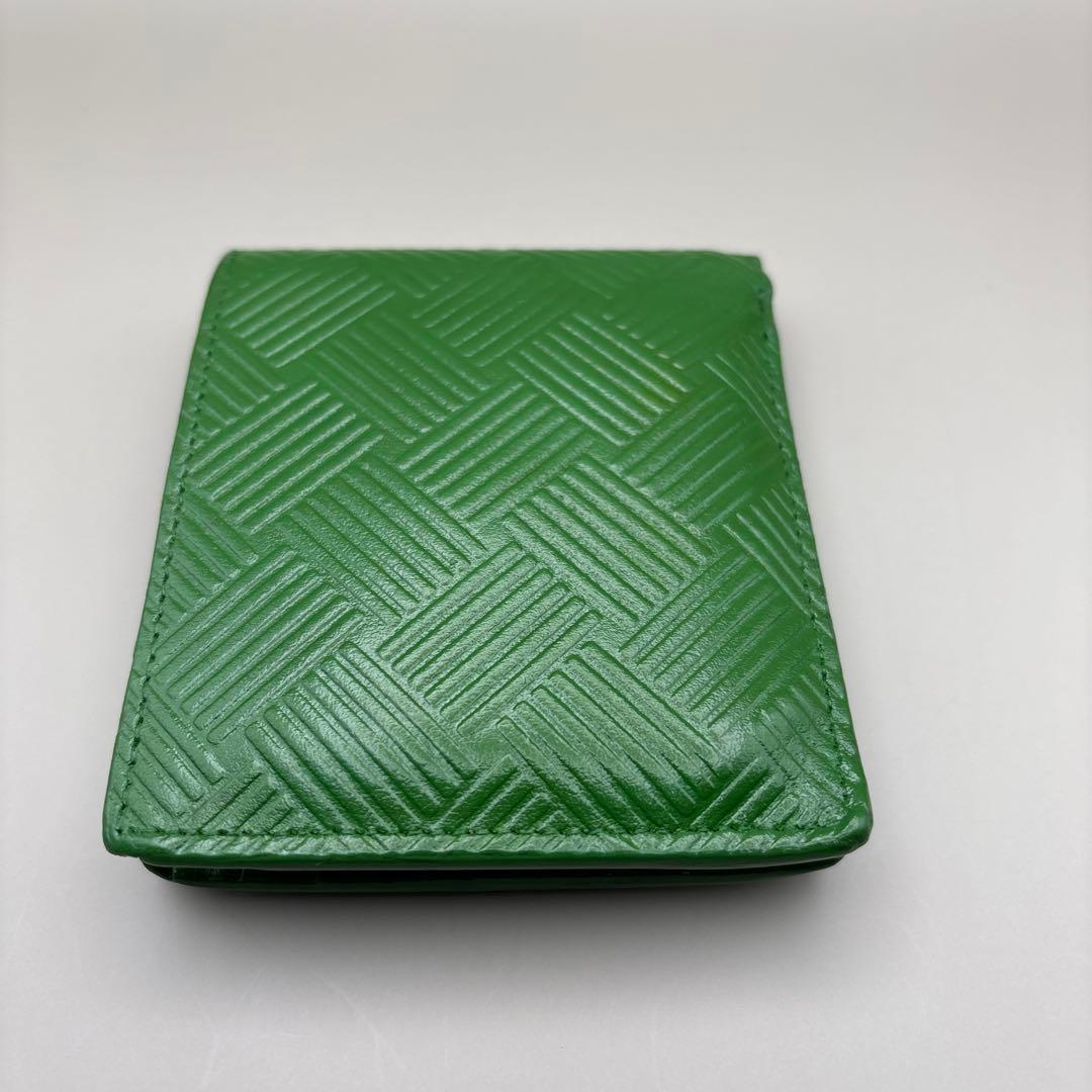 ◆正規品◆近年モデルボッティガヴェネタ二つ折りサイフグリーン