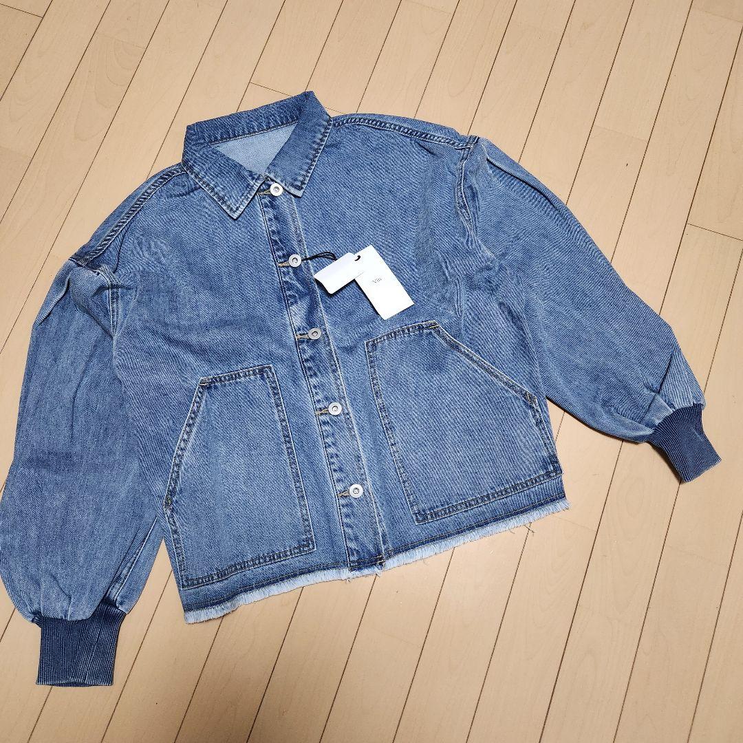 ヤマダヤVinボリュームスリーブデニムジャケット 新品ブルー