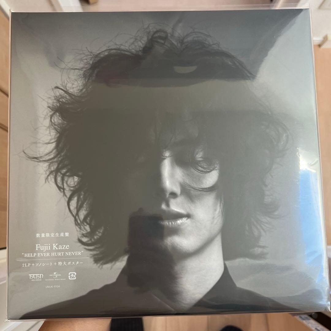 Fuji Kaze HELP EVER HURT NEVER レコード新品未開封