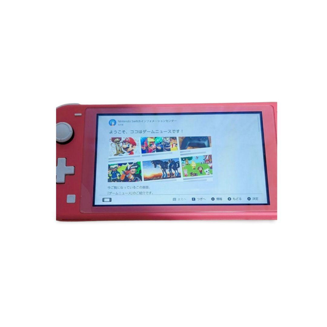 Nintendo Switch Lite ピンク 本体 あつまれどうぶつの森付き