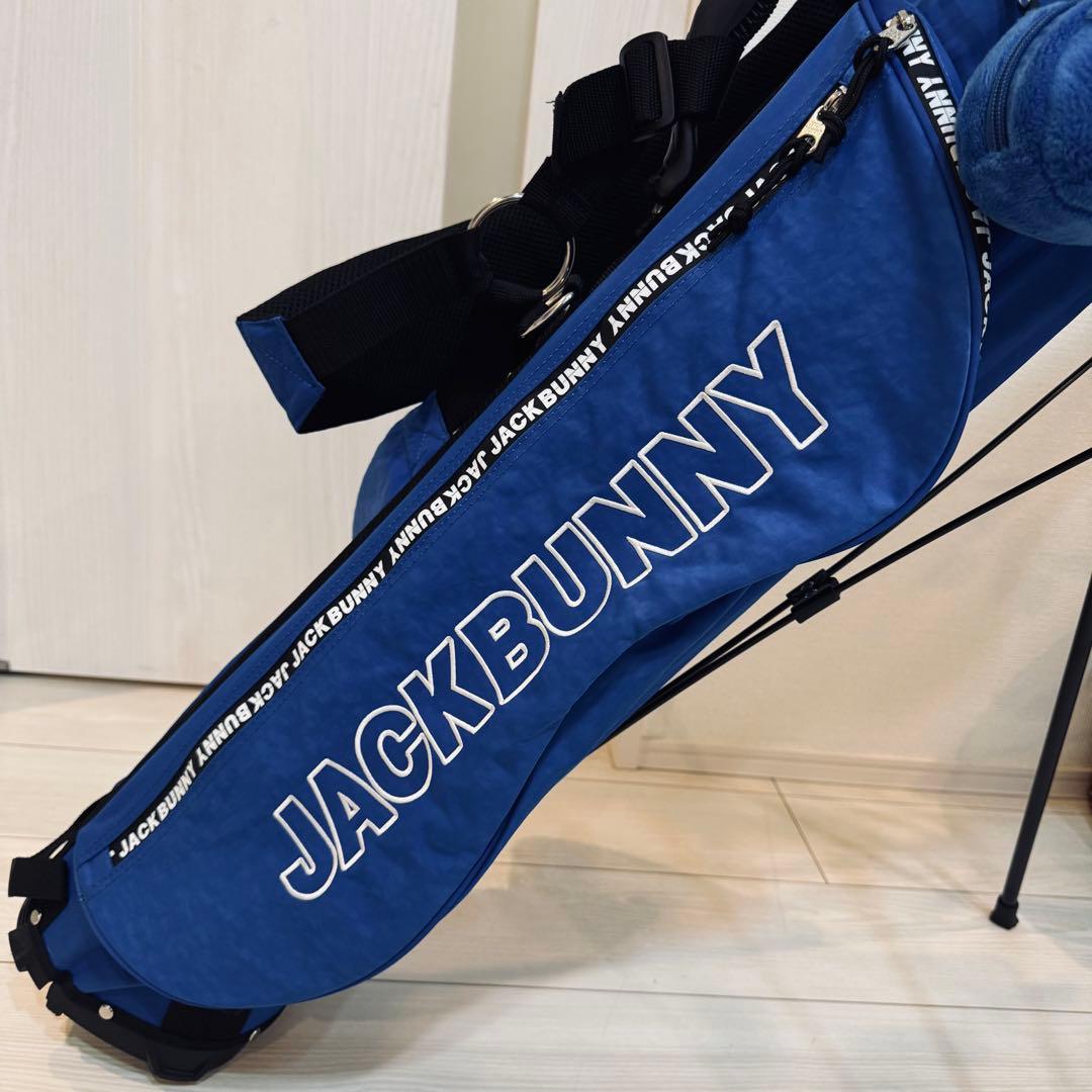 美品♪ JACK BUNNY!! スタンドタイプ キャディバッグ ブルー