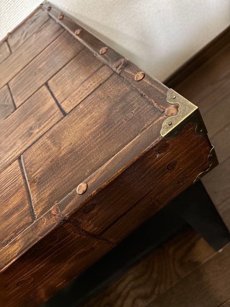 木製センターテーブル コーヒーテーブル ディスプレイラック