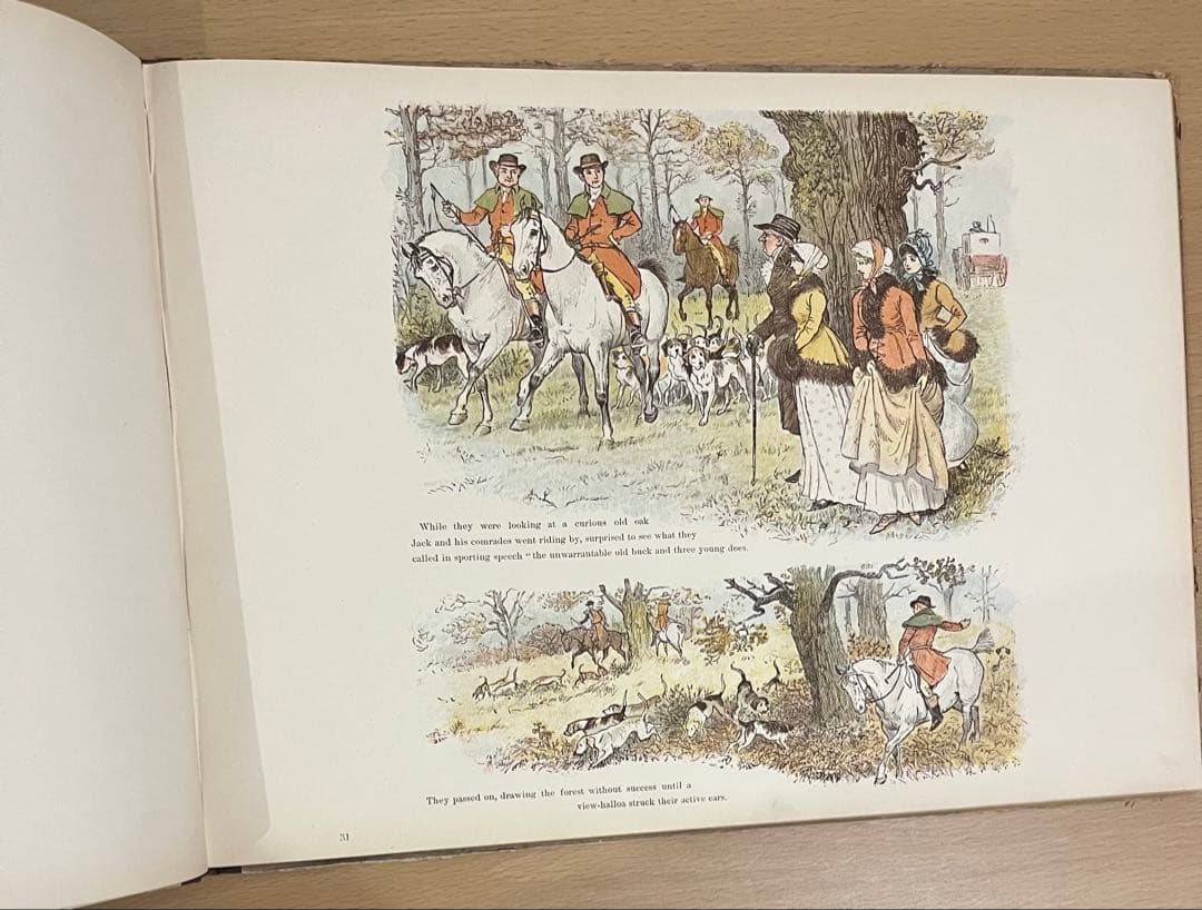 No.374 希少 古書 洋書 絵本 コールデコット アンティーク